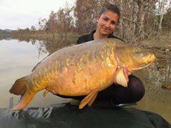 Carp Girl Fishing